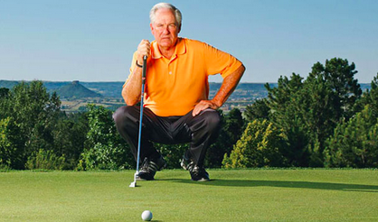 Golfer Putting