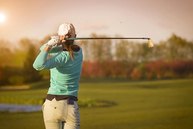 Evening golf