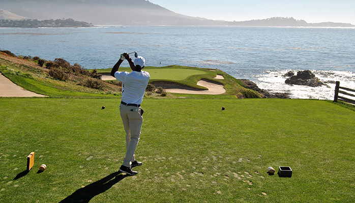 ship my golf clubs to Pebble Beach