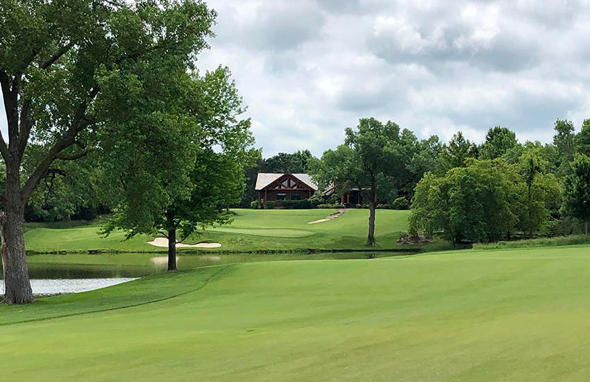 The course design at Flint Hills National Golf Club