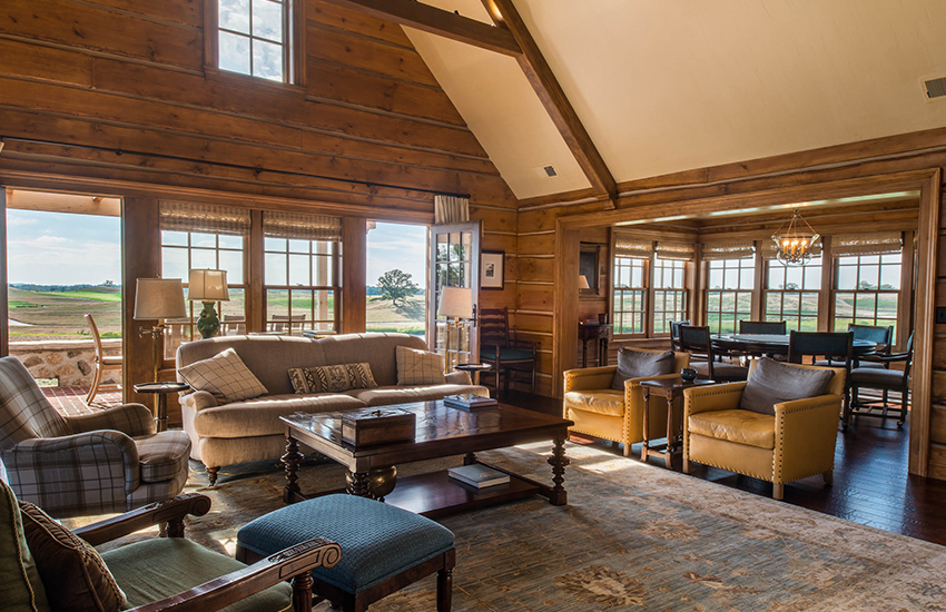 Lodging on property at Erin Hills