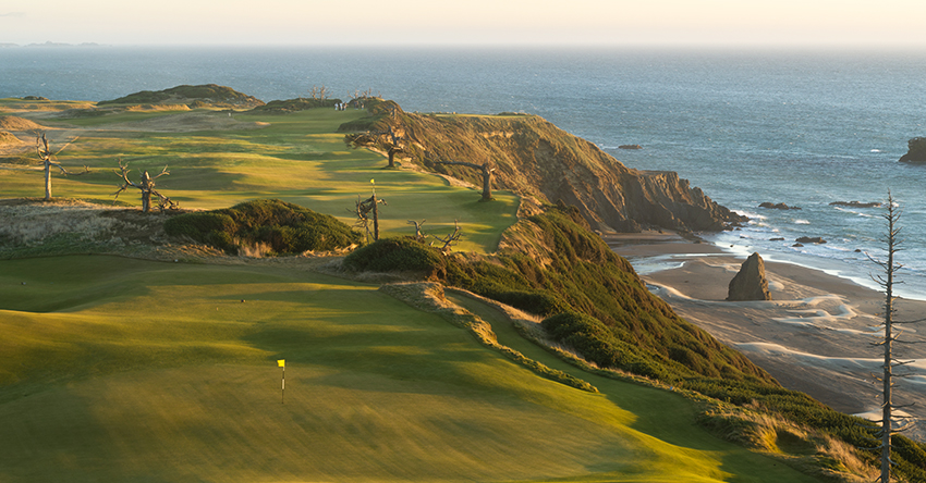 Using Ship Sticks to travel to Bandon Dunes Golf Resort, a top golfing destination