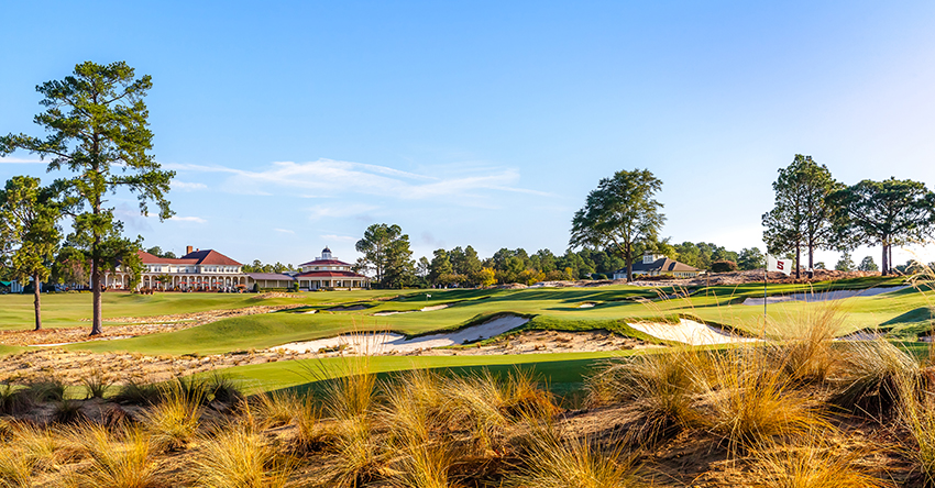 Guys golf trip to Pinehurst, North Carolina using Ship Sticks